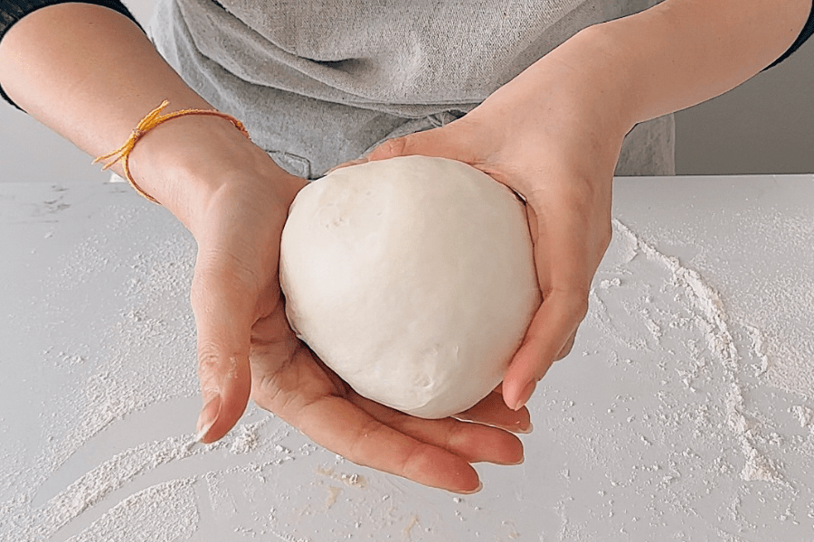 Homemade pizza dough